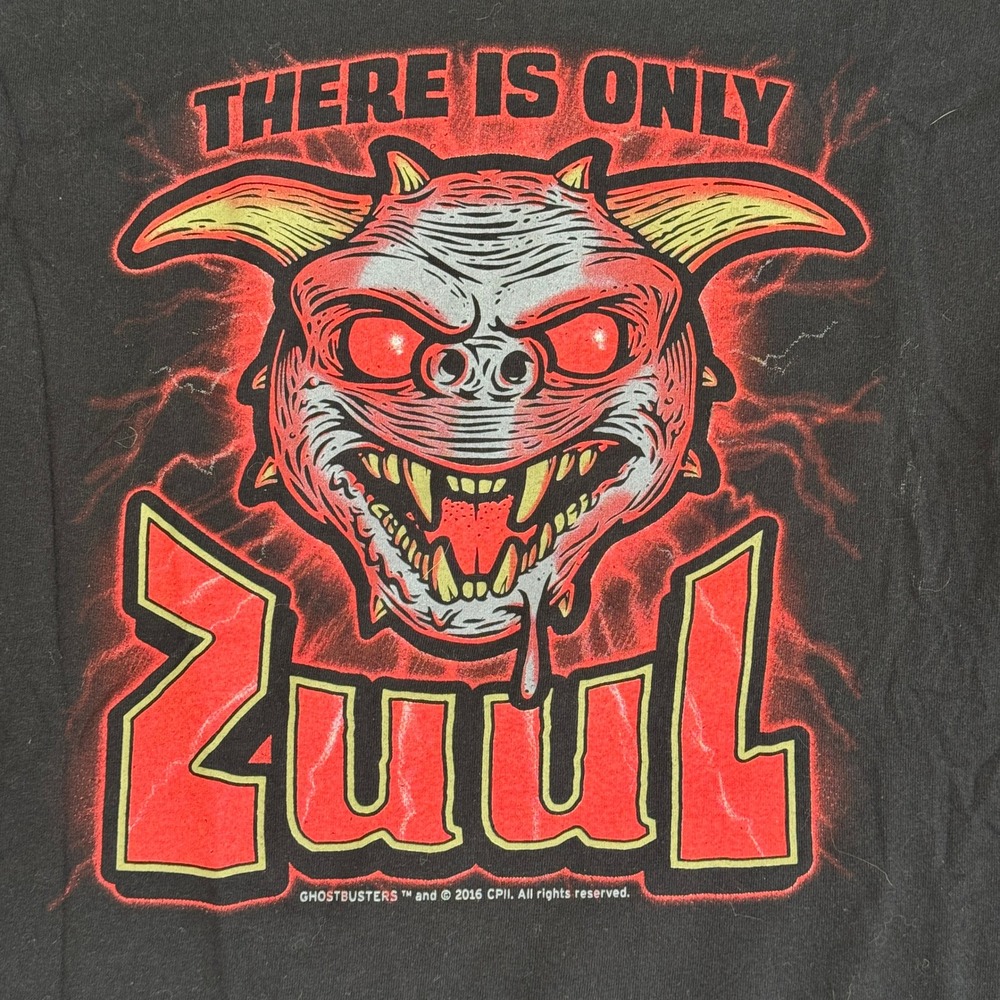 Ghostbusters There Is Only Zuul Graphic T-Shirt Black Small 2016 Movie Tee - Picture 2 of 6
